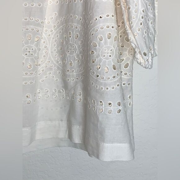 Scarlet Roos: A romantic babydoll-style blouse featuring Broderie Anglais - Picture 5 of 8